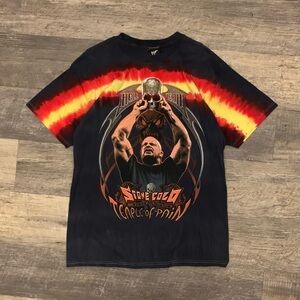 Vintage 1990s Stone Cold Steve Austin Temple Of Pain Tie Dye WWF Wrestling Shirt